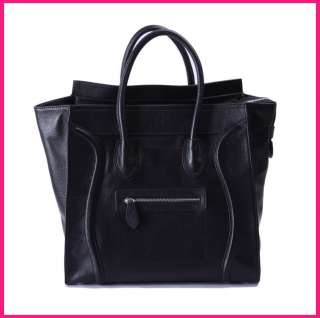 Gossip Girl Real Leather Luggage Tote Smile Bag Handbag  