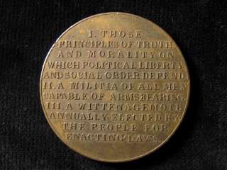 Englands Constitution Bronze Medal 1823 d.39mm  