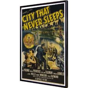  City that Never Sleeps 11x17 Framed Poster