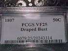 1807 PCGS VF 25 Early Draped Bust Half Dollar