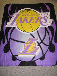 Los Angeles Lakers NBA 50 x 60 Fleece Throw Blanket  