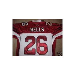  Chris Beanie Wells Autographed Jersey