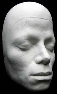 Michael Jackson Life Mask/Cast From Thriller Video, Sculptor William 
