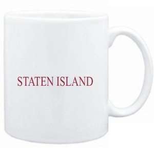 Mug White  Staten Island  Usa Cities 