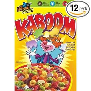 Kaboom Cereal, 9 Ounce Boxes (Pack of 12)  Grocery 