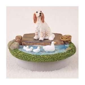  Orange Belton English Setter Candle Topper Tiny One A Day 