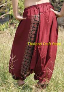 Afghan Harem Pants Hmong Trousers Yoga Boho Baggy Gypsy Hippie Genie 