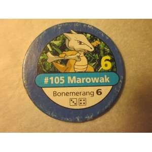  Pokemon Master Trainer 1999 Pokemon Chip Blue #105 Marowak 