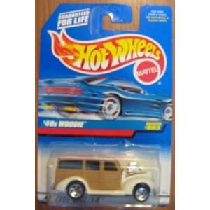 Hot Wheels 40s Woodie WHITE 1997 #803 Toys & Games