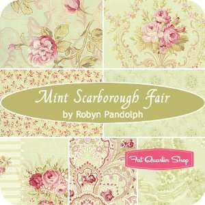  Mint Scarborough Fair Fat Quarter Bundle   Robyn Pandolph 