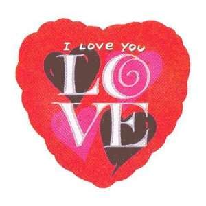    Love Balloons   18 I Love You Hearts Silverline Toys & Games