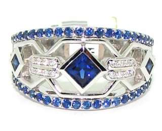 18k Gold Peter Storm 1.37 Diamond Sapphire Ring IR37BS  