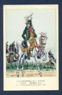 S0183 Postcard French Military 1er Empire   12 Murat  