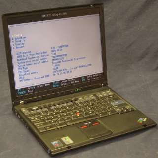 IBM ThinkPad T42 2373 4WU 14 Centrino 1.7GHz Laptop  