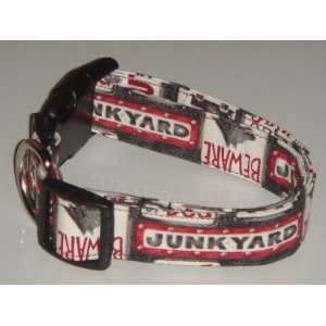  Beware Junkyard Junk Yard Dog Collar Large 1 Everything 