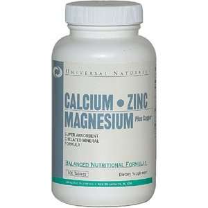  CALCIUM   ZINC MAGNESIUM, 100 tablets Health & Personal 