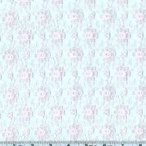  45 Wide Floral Lace Pink Fabric By The Yard Arts 