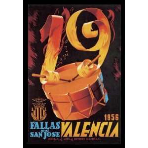  By Buyenlarge Fallas de San Jose Valencia 20x30 poster