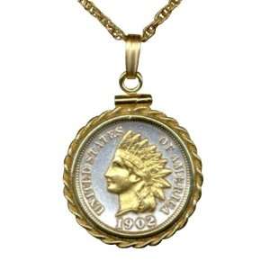 toned 24k Gold on Sterling Silver World Coin Necklaces in Gold Filled 