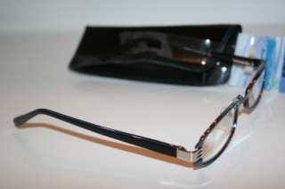 Blue Stylish Metal Frame Readers Eyeglasses 2.25 NEW  