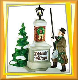 Ye Olde Lamplighter Dept. 56 Dickens Village D56 DV  