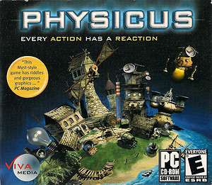 Physicus   Brain Game (PC CD ROM) Windows Vista, XP, 2000, 98SE (NEW 