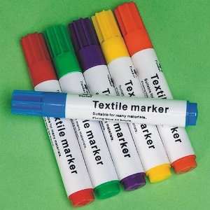  Fabric Markers (Pack of 6) Toys & Games