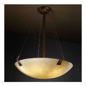Justice Design Group CLD 9642 35 DBRZ Clouds 6 Light Pendant in Dark 