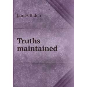  Truths maintained James Biden Books