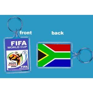 South Africa Flag   World Cup South Africa 2010 FIFA Keychain (2x1)