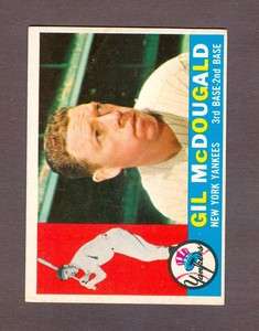 1960 Topps #247 Gil McDougald Yankees  
