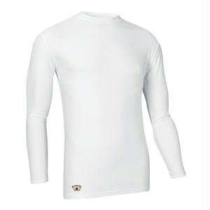  Tight Fit Compression Long Sleeve Tee, Medium, White 