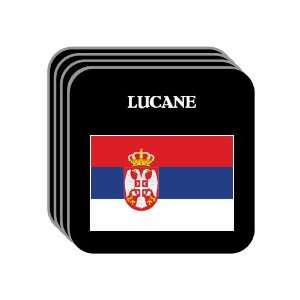  Serbia   LUCANE Set of 4 Mini Mousepad Coasters 