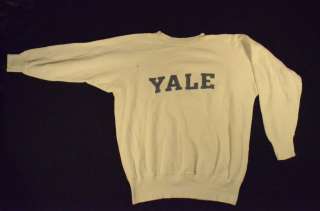   1940s /50s ERA REVERSE WEAVE YALE UNIVERSITY SWEATSHIRT  