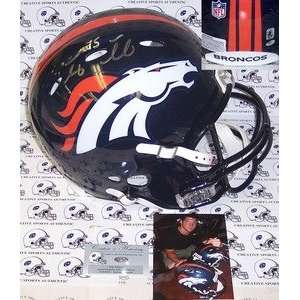  Tim Tebow Autographed Denver Broncos Full Size Revolution 
