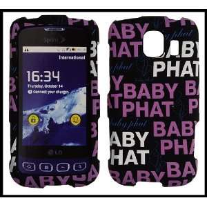   Repeat Word Baby Phat Design + Clear Screen Protector Cell Phones