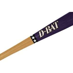  D Bat Pro Cut A27 Two Tone Baseball Bats NATURAL/NAVY 34 