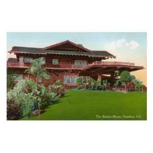  Blacker Craftsman House, Pasadena Premium Poster Print 