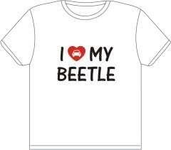 UNISEX I LOVE MY BEETLE T SHIRT VW BUG HERBIE S XXL  