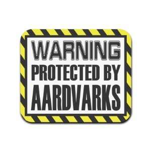  Warning Protected By Aardvarks Mousepad Mouse Pad 