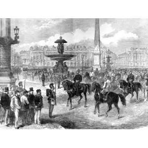 General Blumenthal in the Place De La Concorde; Franco Prussian War 