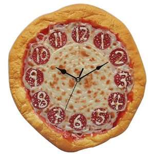  Hot pepperoni pizza with cheese wall clock[1990pizza 