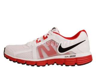 Nike Dual Fusion ST 2 MSL White Black Red 2012 New Mens Running Shoes 