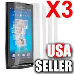 3x Screen Protector Film for Sony Ericsson Xperia X10  