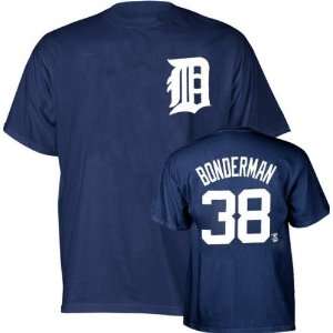  Jeremy Bonderman Majestic Name and Number Detroit Tigers T 