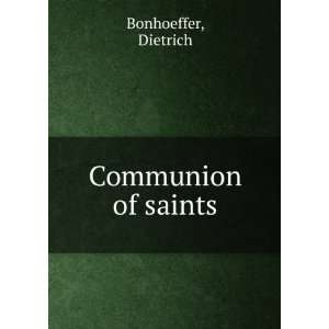  Communion of saints Dietrich Bonhoeffer Books