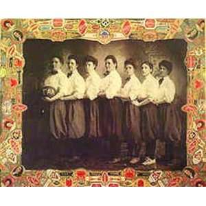  Unidentified 1900 Womens Basketball Team in Cigar Band 