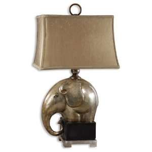  Uttermost 31.5 Inch Abayomi Lamp In Champagne Finish Over 