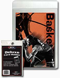 Case 2000 BCW Semi Rigid Deluxe Card Holders 50ct packs  