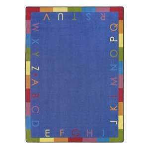  Joy Carpets Rainbow Alphabet© Soft   10 9 x 13 2 Oval 